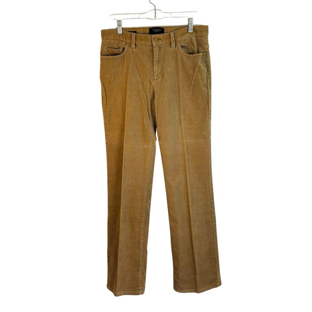 Talbots Corduroy Pants Size 6 Womens Tan Signature Boot Cotton Stretch